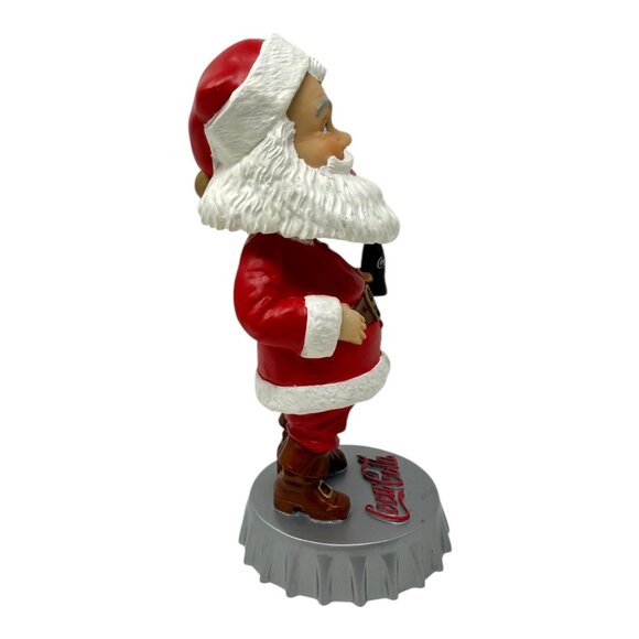 Coca-Cola Hardee’s 2002 Collectible Santa Figurine Bobble Head Holiday with Box - Picture 4 of 15